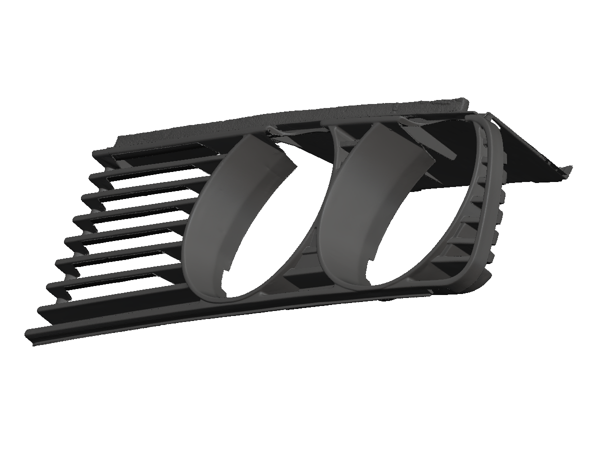 E30 US Headlight Grilles 3D Scan