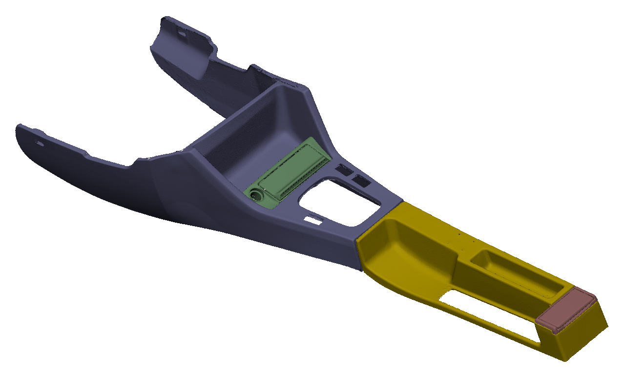 E30 Center Console 3D Scan