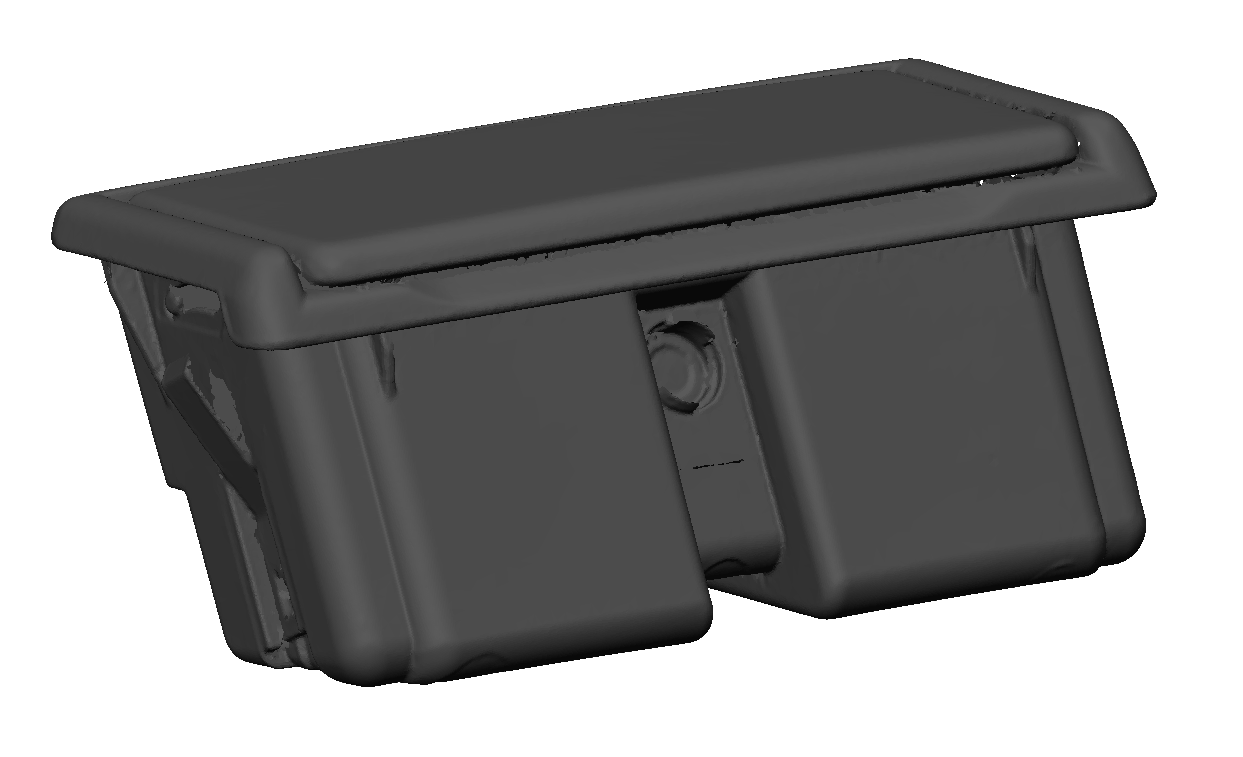 E30 Center Console 3D Scan