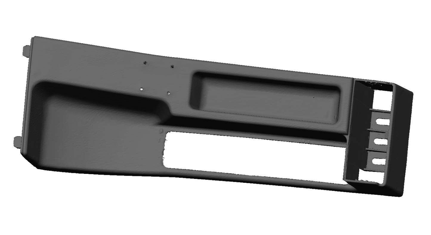 E30 Center Console 3D Scan