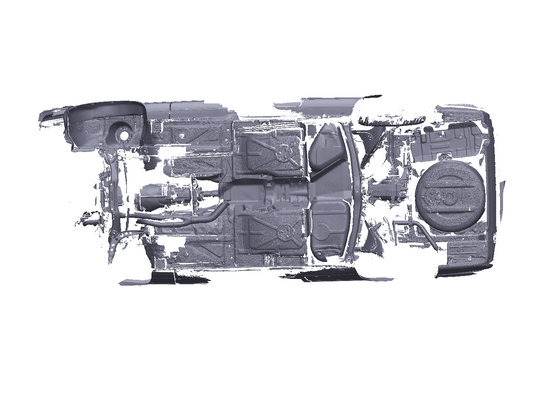 E30 Coupe Partial Underbody 3D Scan
