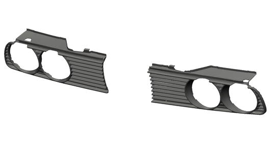 E30 US Headlight Grilles 3D Scan