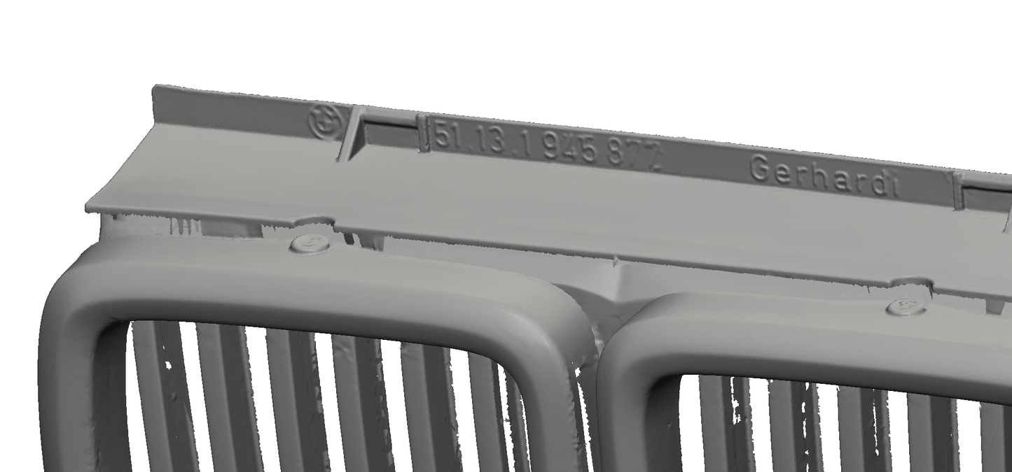 E30 Kidney Grille 3D Scan