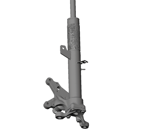E30 M3 Front Strut 3D Scan (KW V3)