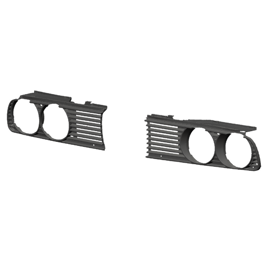 E30 US Headlight Grilles 3D Scan