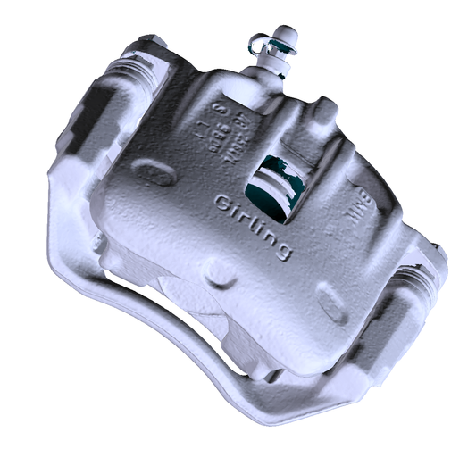 E30 Non-M Front Brake Caliper 3D Scan