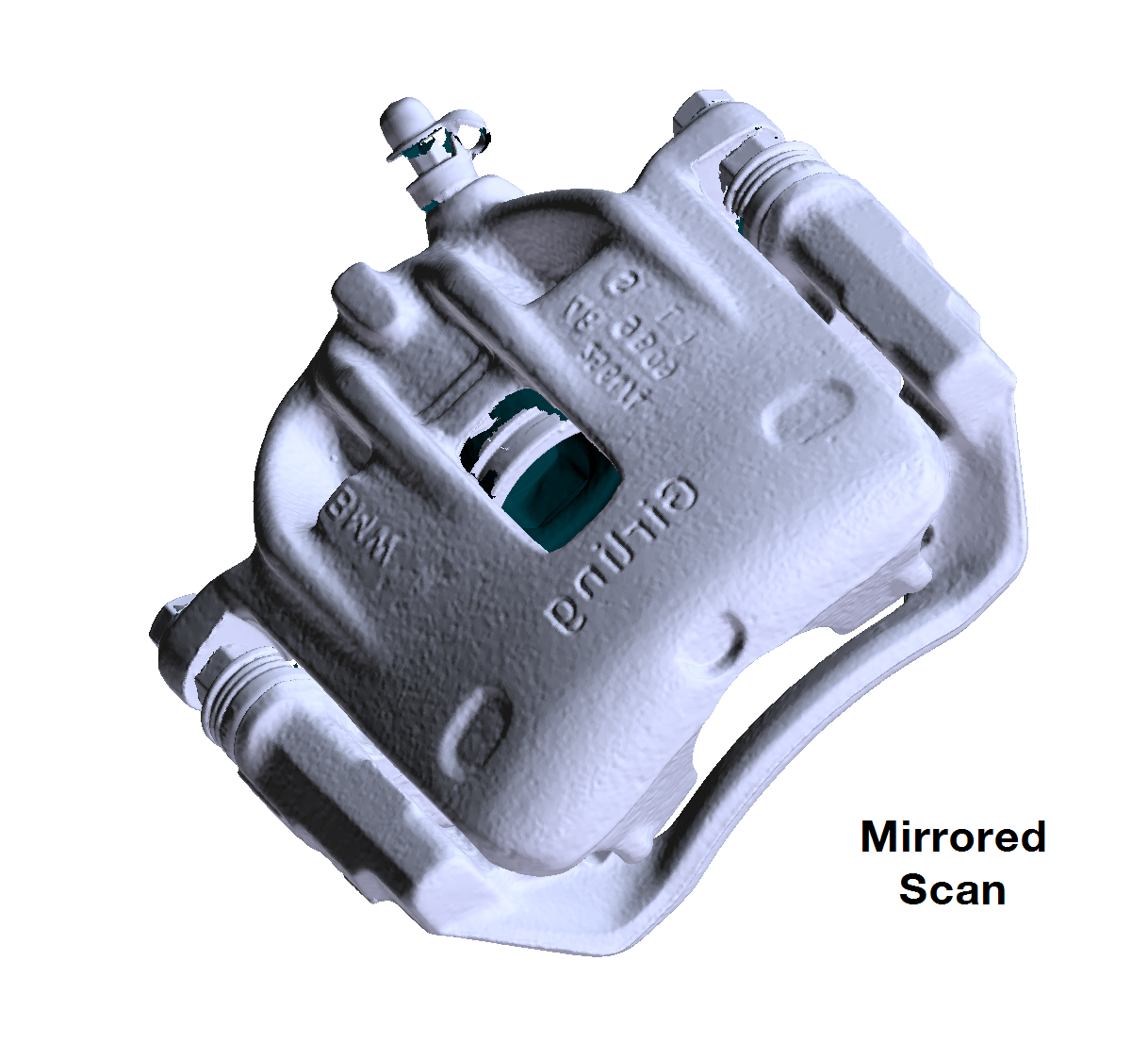 E30 Non-M Front Brake Caliper 3D Scan